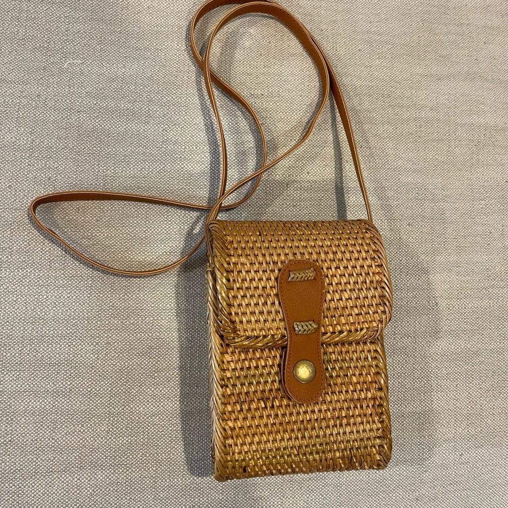 Francesca’s Basket Crossbody Bag